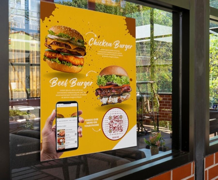 Choose the best colour combination for your restaurant menu card!